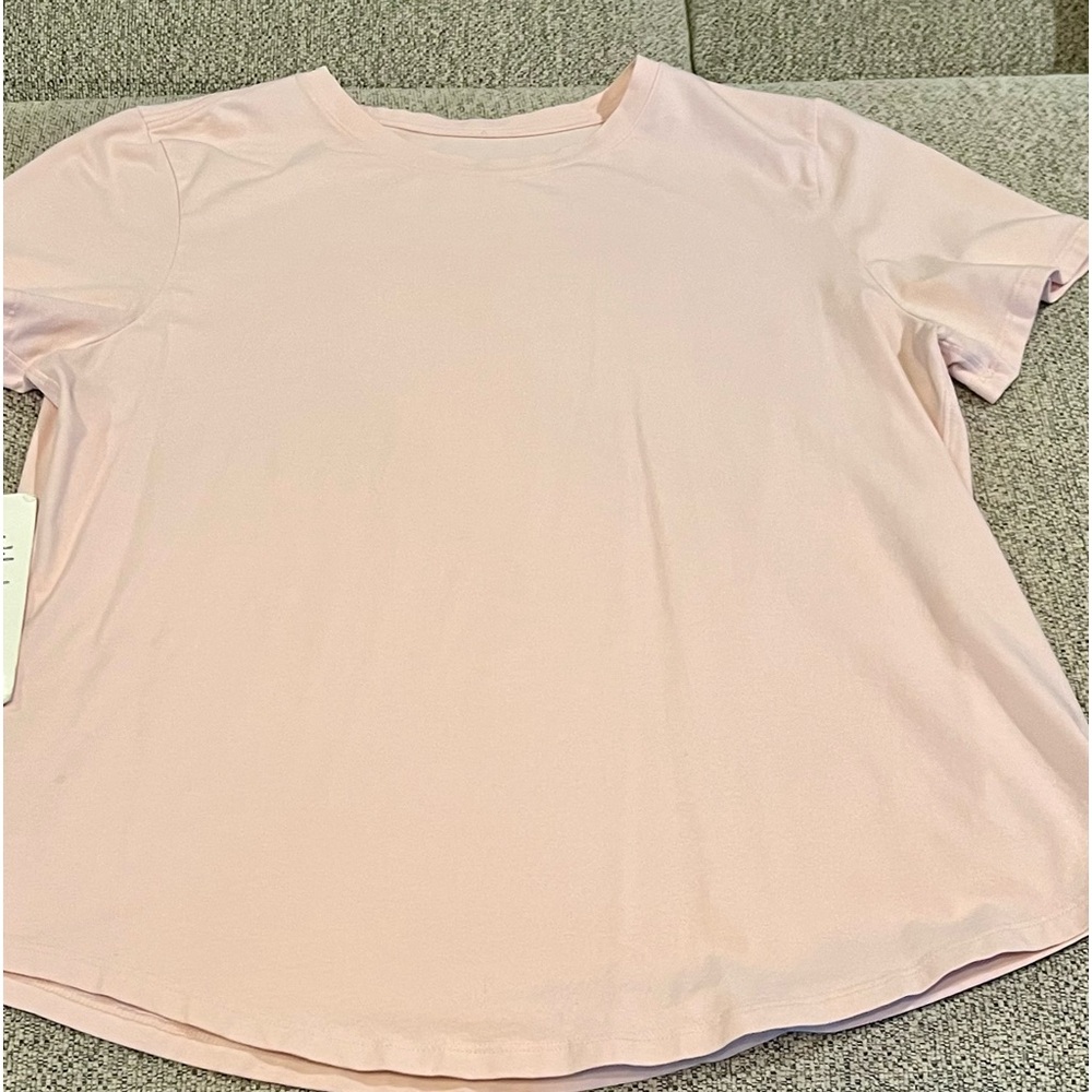 Lululemon Love Crew Flush Pink, like new, size 10.